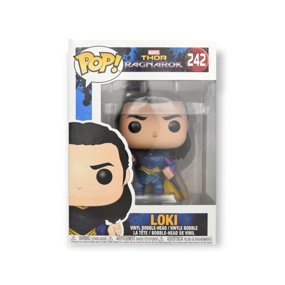 Funko Pop Thor Ragnarok Sakaarian Loki #242 Vinyl Bobble Head Marvel Figure New - Picture 1 of 6